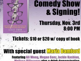 Geek Girls Unite NerdMelt flyer Geek Girls Unite NerdMelt flyer